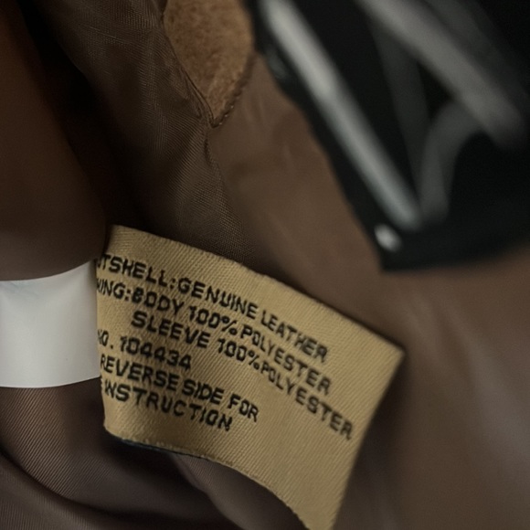 Boston Harbour Tan Leather Coat - Picture 7 of 8